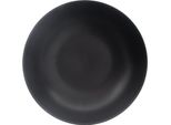 Orion | Piatto Fondo - Nero - 1 Pezzo - 20,5 Cm - 800 Ml - Piatto In Ceramica - Piatto Fondo - Lavabile In Lavastoviglie