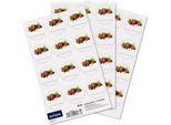 Orion | Etichette Autoadesive - 3,5 Cm - 36 Pezzi - Motivo Vegetale - Carta Plastificata