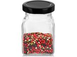 Orion | Barattolo Per Spezie - In Vetro - 170 Ml - Pratico Contenitore - Organizzazione Della Cucina