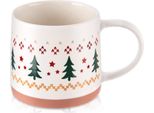 Orion | Tazza In Porcellana - 380 Ml - Design Invernale - Lavabile In Lavastoviglie - Tazze Da Caffe