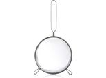 Orion | Scolapasta Da Cucina - Argento - Diametro 16 Cm - Acciaio Inossidabile - Pratici Manici