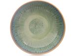 Orion | Piatto Fondo - Verde - 1 Pezzo - 20,5 Cm - 900 Ml - Piatto In Ceramica - Piatto Fondo - Lavabile In Lavastoviglie