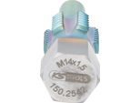 Ks Tools Rubinetto Con Vite Di Guida Per Sensori Di Temperatura, M14X1,5