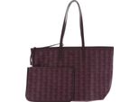 Lacoste Borsa A Tracolla Borsa Shopper Shopping Bag Mono Winetasting Damson Viola Scuro