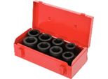 Ks Tools Set Di Bussole Esagonali Da 1" Corte 8 Pz - 515.0610"