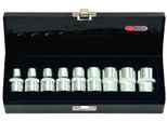 Ks Tools Set Di Bussole Torx E Da 1/2" 9 Pz. E10-E24 - 911.4410"