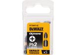 Dewalt Torsion Bit Schlagf. Ph2 25Mm 5Stk