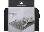 Brabantia – Tappetino Scolapiatti In Silicone Sinkside – Dark Grey – Antiscivolo & Lavabile
