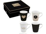 Tazze Da Caffè In Porcellana 300Ml 4Pcs
