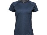 Tee Jays 7021 | Maglietta Sportiva Cool-Dry Da Donna - Colore: Navy Melange - Taglia: Xl