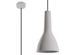 Lampada A Sospensione Vento Grigio Cemento E27 Lumilo 132 Cm