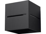 Lumilo Basalt Lampada Da Parete G9 Alluminio Nero