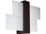 Kinkiet Astro Lampada Da Parete E27 Wenge Di Lumilo
