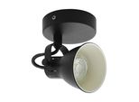 Eglo Led Parete E Soffitto Sera 2 Nero Orientabile IP20 3,3W GU10 240Lm Bianco Caldo 3000K