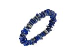 Armband Jobo, Blau, ArmbäNder, Damen, 19Cm, Materialmix, Armband, Mit Lapislazuli Barock 19 Cm