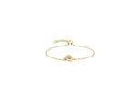 Armkette Boss "Live Precious", Gold (Gelbgoldfarben, Kristallweiß, Kristallweiß), ArmbäNder, Damen, 20,5Cm, Edelstahl, Armkette, Mit Preciosa Crystal