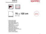 Asta Telescopica Per Doccia Spirella Asta Per Tende Da Doccia Kreta, Asta Telescopica Antigraffio Gamma Di Regolazione 125 - 220 Cm Ø 21 Mm Alluminio Bianco/Argento
