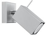Elegante Applique Grigia GU10 Kinkiet Venzo