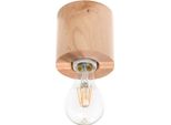 Plafon Sensix 1 E27 Lampada In Legno Naturale – Lumilo