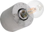 Lumilo Sensix 1 Lampada In Cemento E27, Grigio, IP20, Dimmerabile