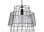 Lampada A Sospensione Monix 1 E27 Nera Di Lumilo