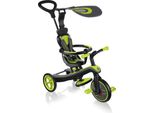 Globber Explorer Trike 4In1 - Passeggino, Triciclo E Balance Bike, 10/8,5 Pollici, Sedile In Tpr, Regolabile In Altezza, Verde Lime