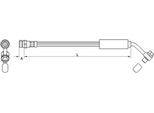 Tubo Freno Posteriore 234Mm Metzger Per Audi A3 Sportback