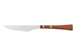 Coltello Da Tavola Arcos Manchega 479400 Monoblocco In Un Unico Pezzo Di Acciaio Inossidabile 18/10, Mango In Legno Compromesso E Lama Da 12 Cm In Scatola