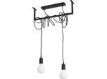 Circlix 2 Lampada A Sospensione E27 Nero Di Lumilo