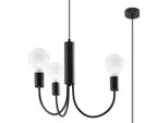 Lampada A Sospensione Artemix A 3 Luci, Nera, E27