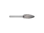 Fresa H Ø 8 Lunghezza Testa 19 Mm Gambo Ø 6 Dentatura In Metallo Duro Per Inox