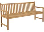 Syfax™ Panca Da Giardino Con Cuscino Talpa 175 Cm In Legno Di Teak