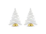 Alberi Di Natale Alessi Corteccia - BM16S2 W - Bianco - 8 Cm - 2 Pezzi - Di Michael Boucquillon & Donia Maaoui
