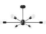 Lumilo Lampada A Sospensione Zarow 6Xe27 Nero
