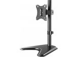 Manhattan Desk Mount For Tv & Monitors, Stand Assembly, Tilt/Swivel/Rotation, For Screens 10" To 27"", Vesa Compatability: 75X75 And 100X100Mm - Check The Dimensions Of The Four Mounting Holes On Back"