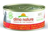 Almo Nature Hfc Natural Huhn & Garnelen 150Gx24