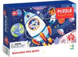 Dodo Puzzle Transport: Viaggio Nello Spazio 30 Pezzi