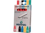 Gesso Per Marcatura Rosso Non Rivestito 12 Pz/Scatola Soppec