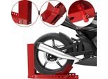 Fiqops Cavalletto Per Moto Cavalletto Di Montaggio Cric Per Moto Posteriore Ausilio Di Montaggio Anteriore Cavalletto Di Trasporto A Bilanciere Cavalletto Di Montaggio Per Moto Ruota Anteriore