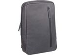 Leonhard Heyden Pelle Borsa A Tracolla Borsa A Tracolla Den Haag Crossbag Grey Grigio Scuro