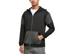 Urban Classics - Felpa Con Cappuccio E Zip Oversize Nera - M