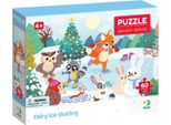 Dodo Puzzle Seasons: La Magia Del Pattinaggio Invernale 60 Pezzi
