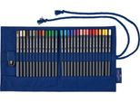 Faber Castell Fc-114752 Astuccio Roller Con 27 Matite Colorate Goldfaber, 1 Temperino E 1 Matita Goldfaber 4B