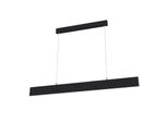 Lampada A Sospensione A Led, Metallo Nero, Bianco Caldo, L 118,5 Cm
