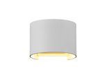 Applique Led, Luce Per Esterni, Metallo, Bianco, IP54