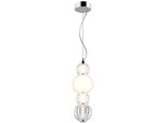 Lampada A Sospensione A Led, Vetro Multicolore, Regolabile In Altezza, H 169 Cm