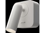 Maytoni Mirax Applique Da Lettura Con Interruttore Orientabile Bianco Angolare