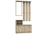 Parete Per Anticamera Priit - Rovere Sonoma