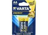 Batterie Varta Energy Aa LR6 1,5V (2 Pz)