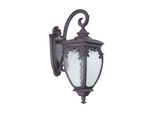 Applique, IP54, Bronzo Antico, Attacco E27, Altezza 48 Cm